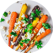 Drizzle vegetables