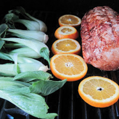 Grilled Pork Tenderlion with Soy Citrus Glaze