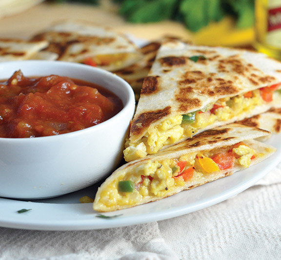 Mexican Breakfast Quesadillas