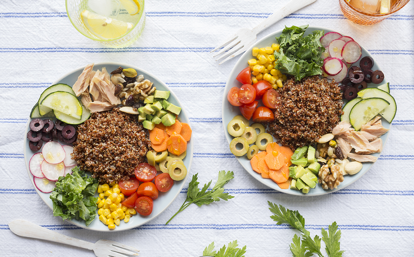 Multicolored salad