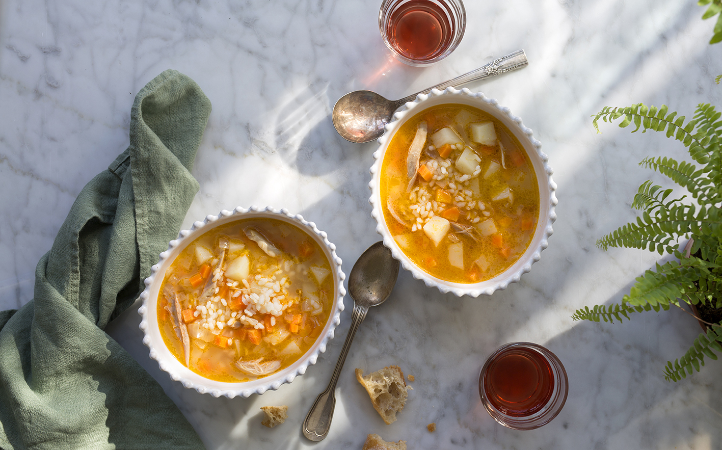 Grandma&#8217;s chicken and rice soup
