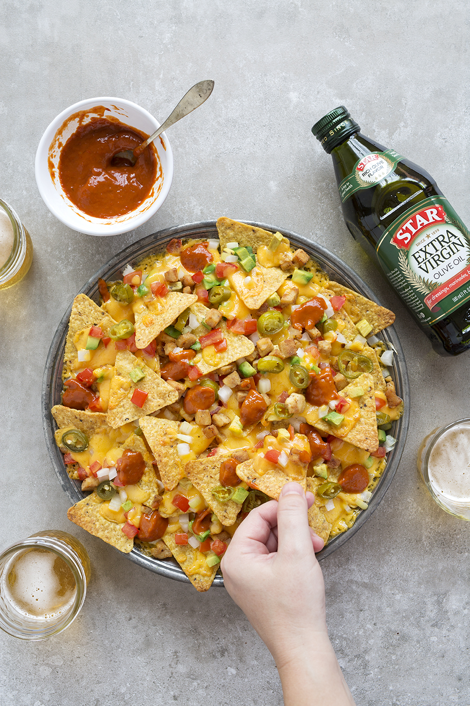 BBQ Chicken Nachos