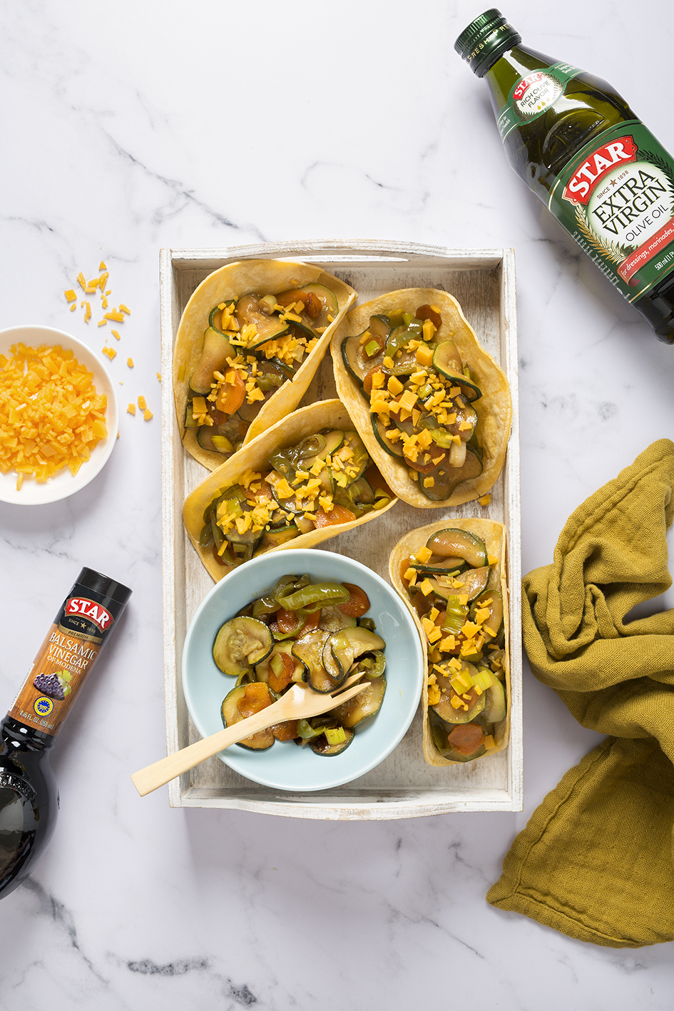 Vegetable fajitas