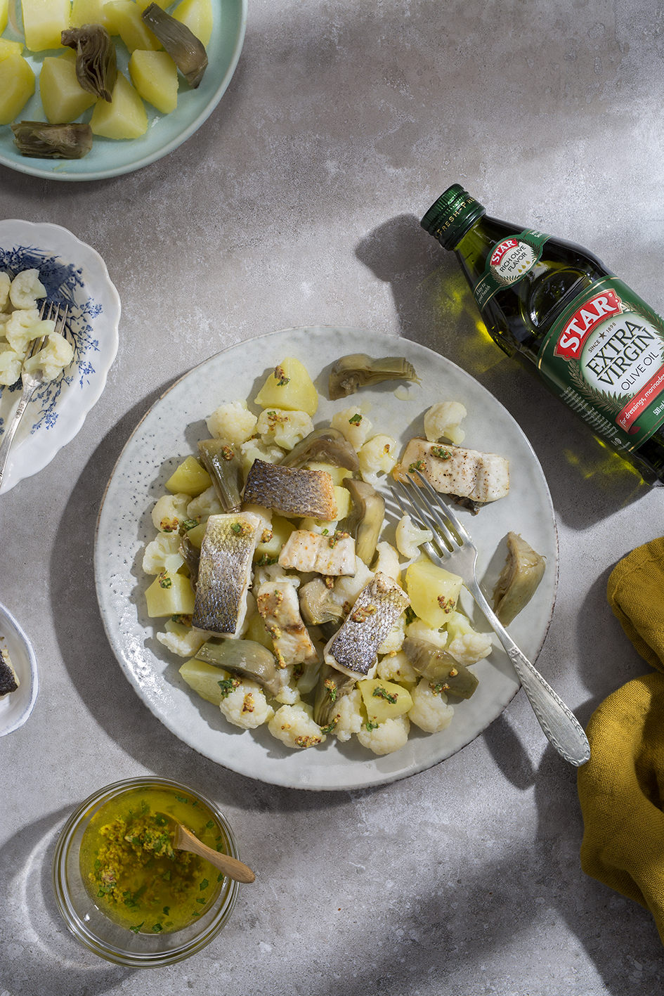 Sea Bass and Artichoke Salad