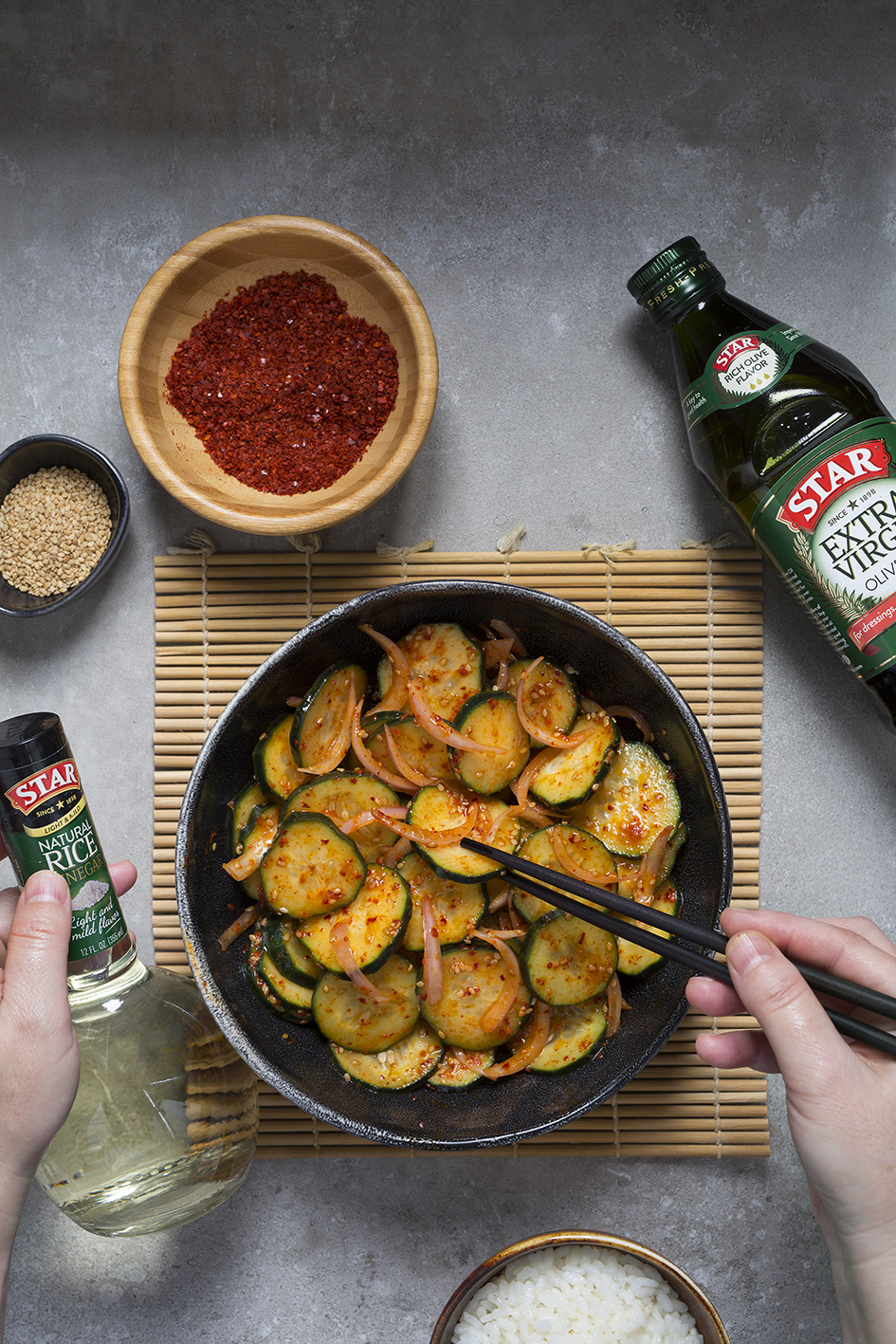 Easy Korean Cucumber Salad