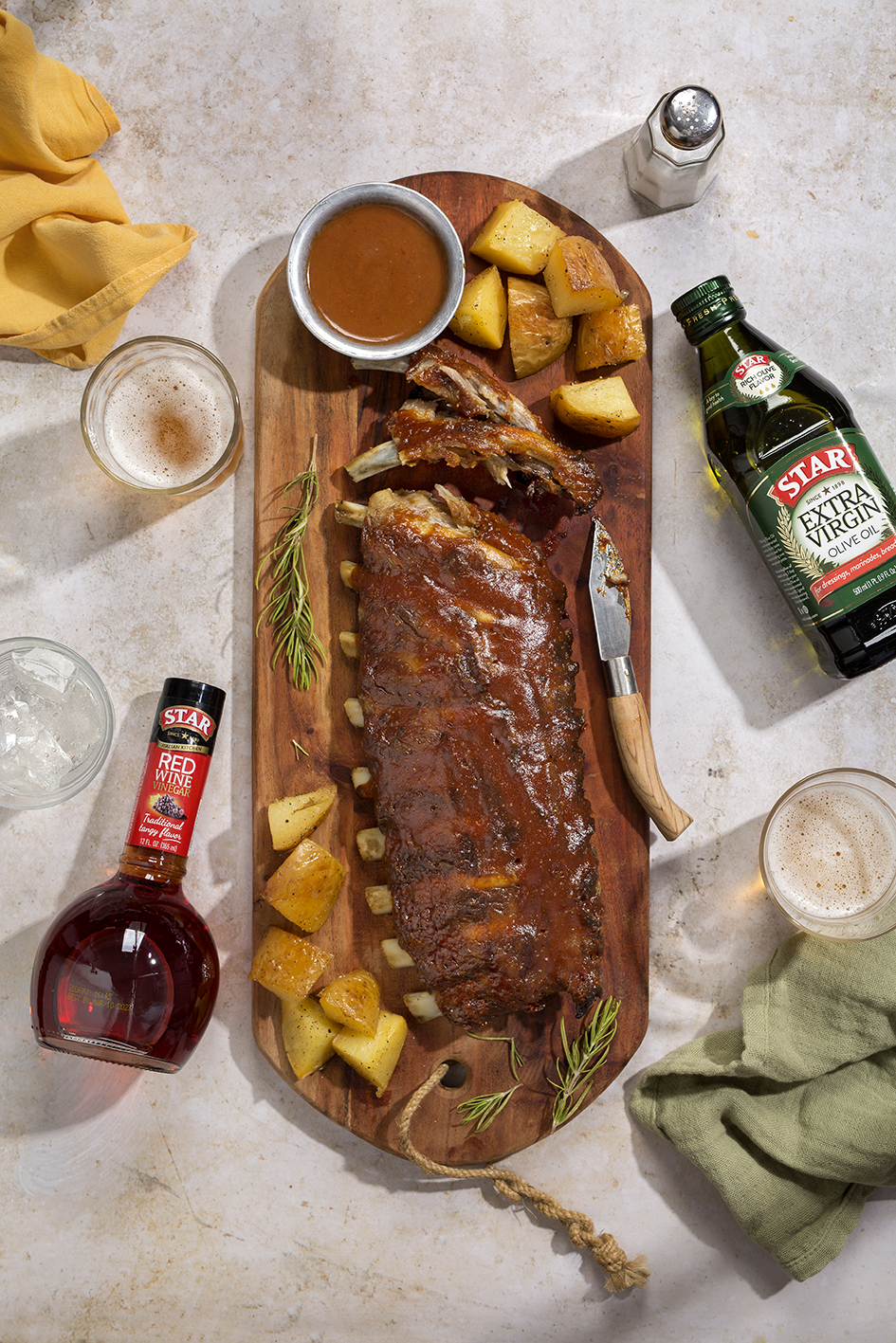 PORK RIBS WITH BBQ SAUCE