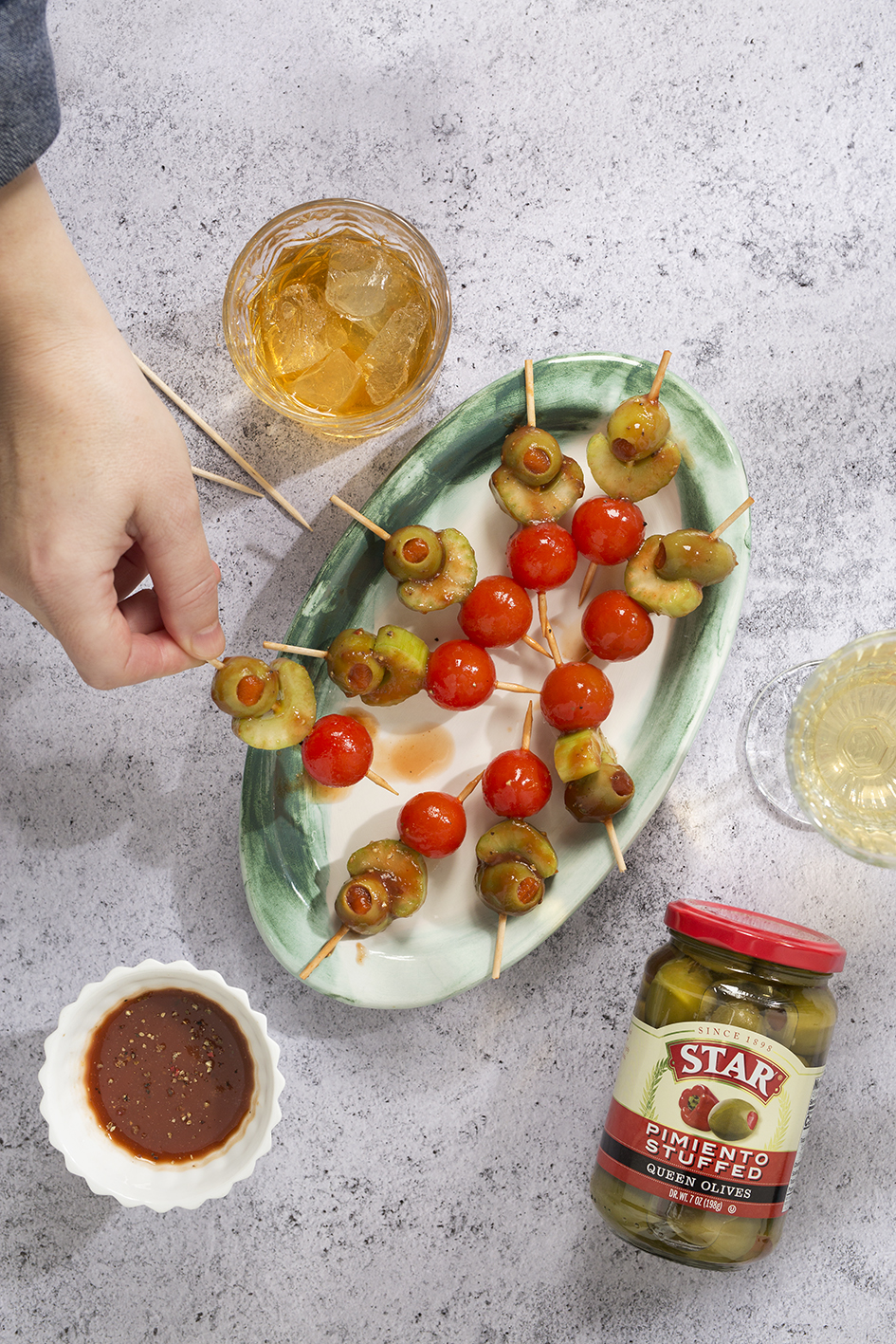 Trendy Bites: Bloody Mary Skewers