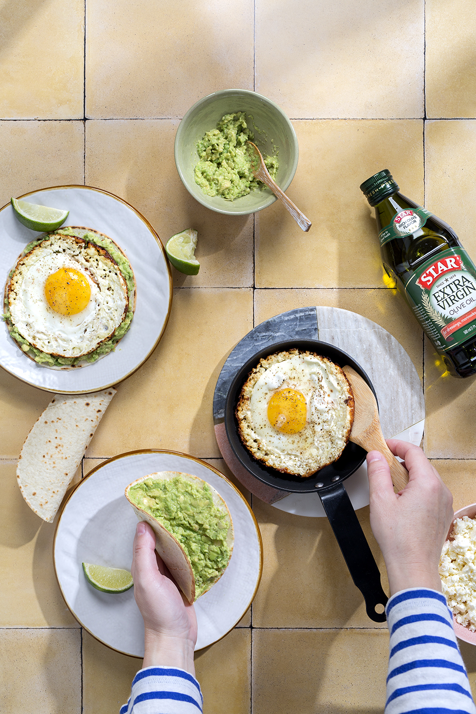 Feta Fried Eggs