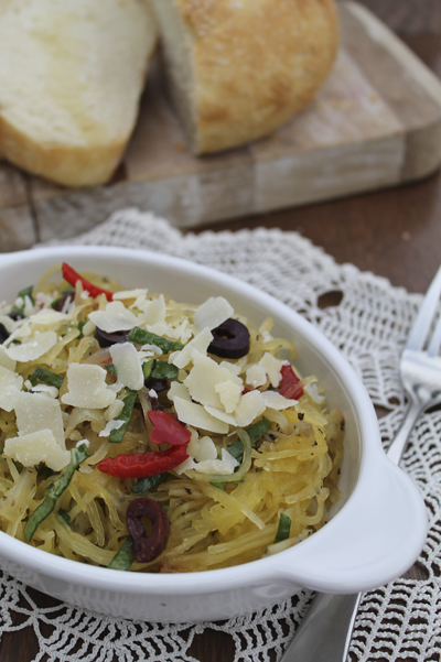 Light & Zesty Spaghetti Squash Toss