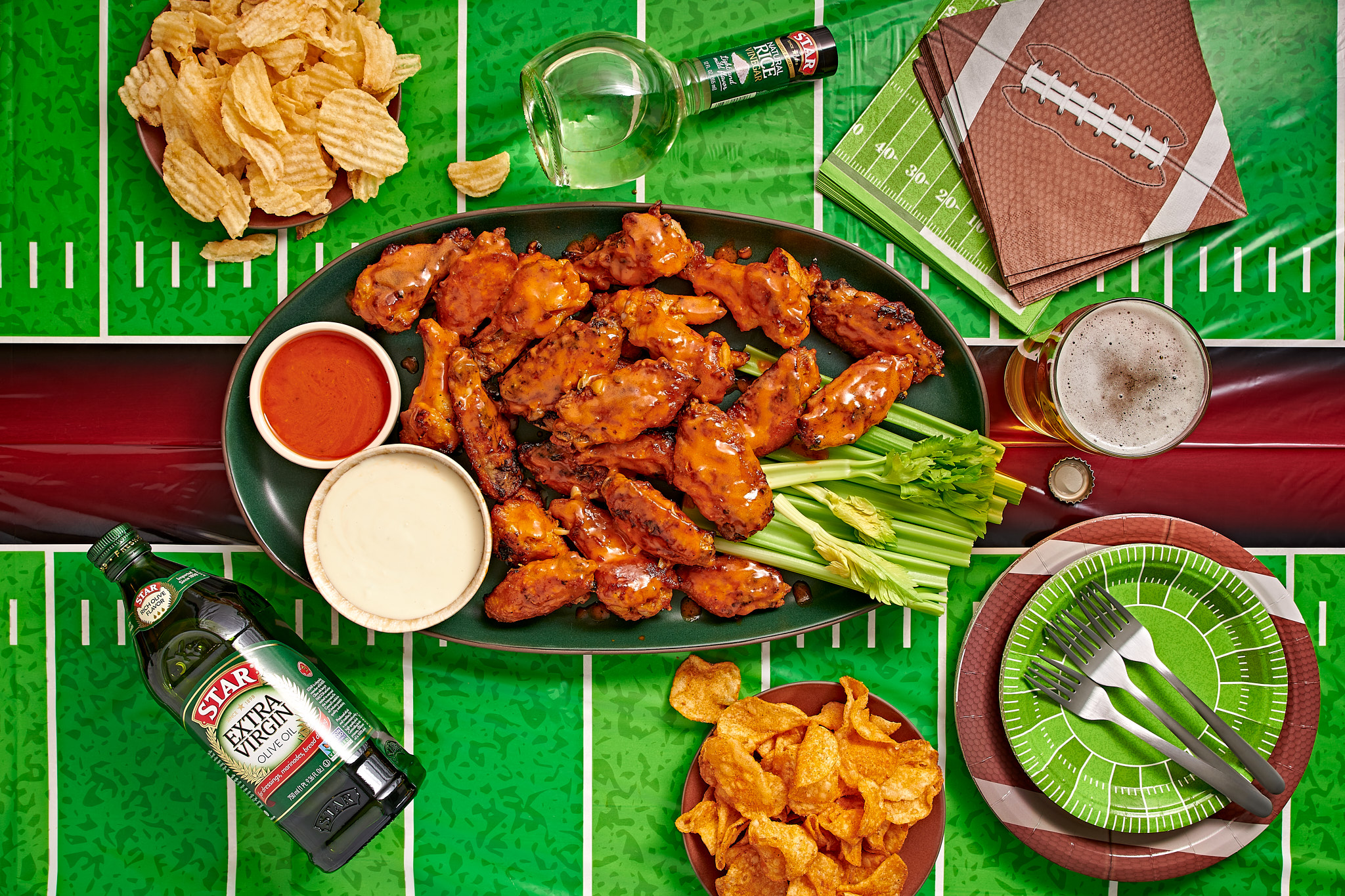 Super Spicy Super Bowl Chicken Wings