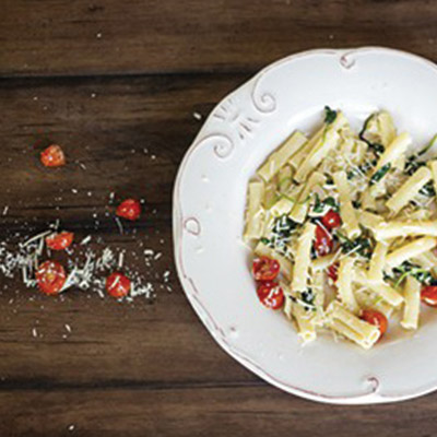 Veggie Turkey Olive Oil Ziti