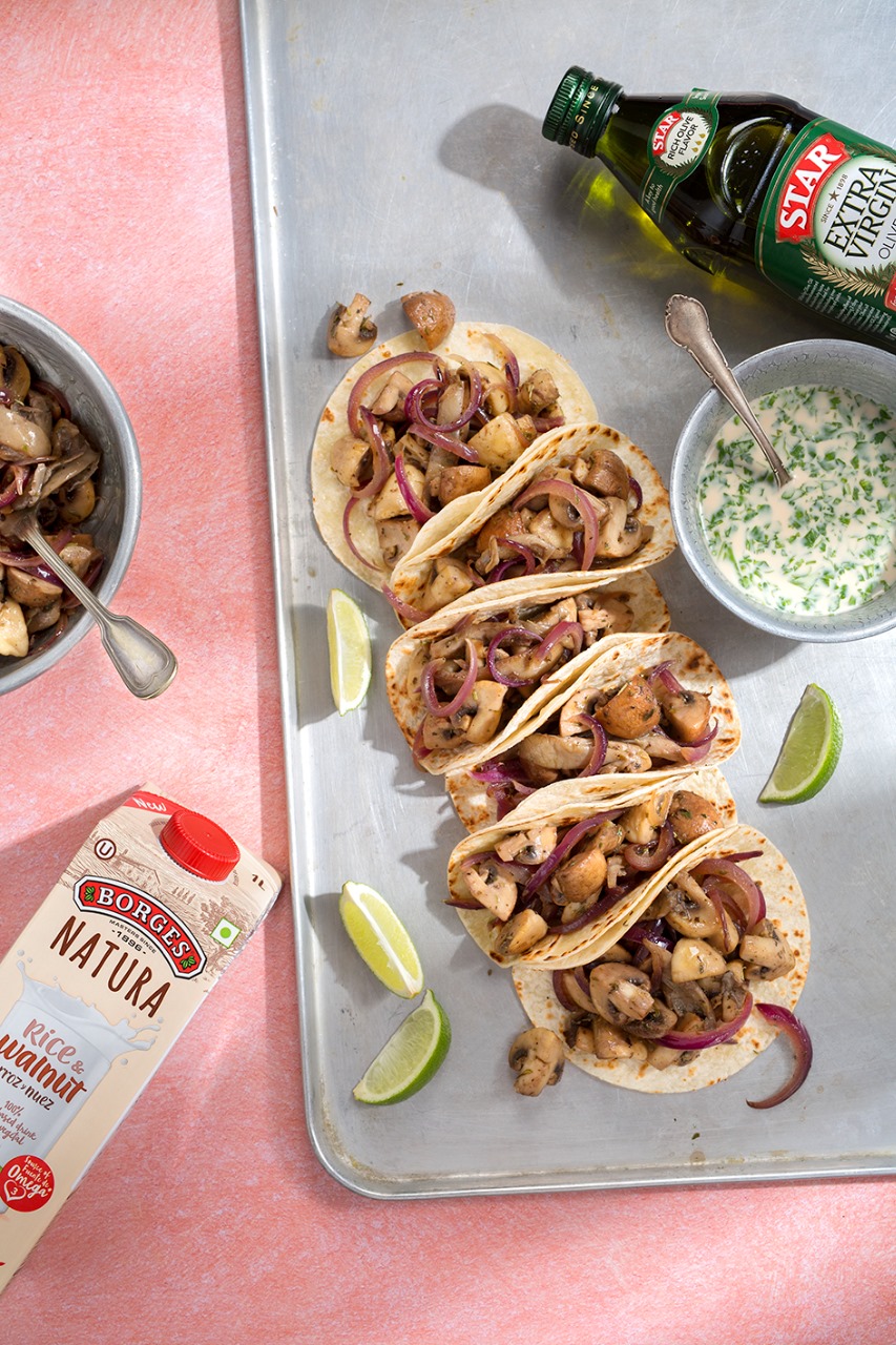 Mushroom tacos