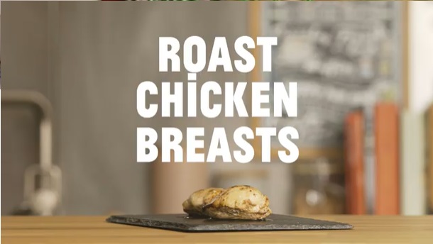 Roasted chicken breasts