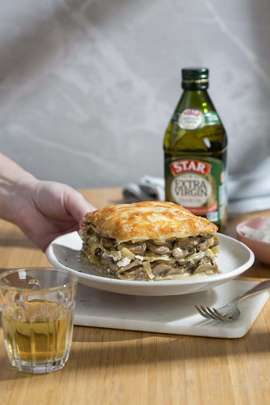 Creamy Mushroom Lasagna