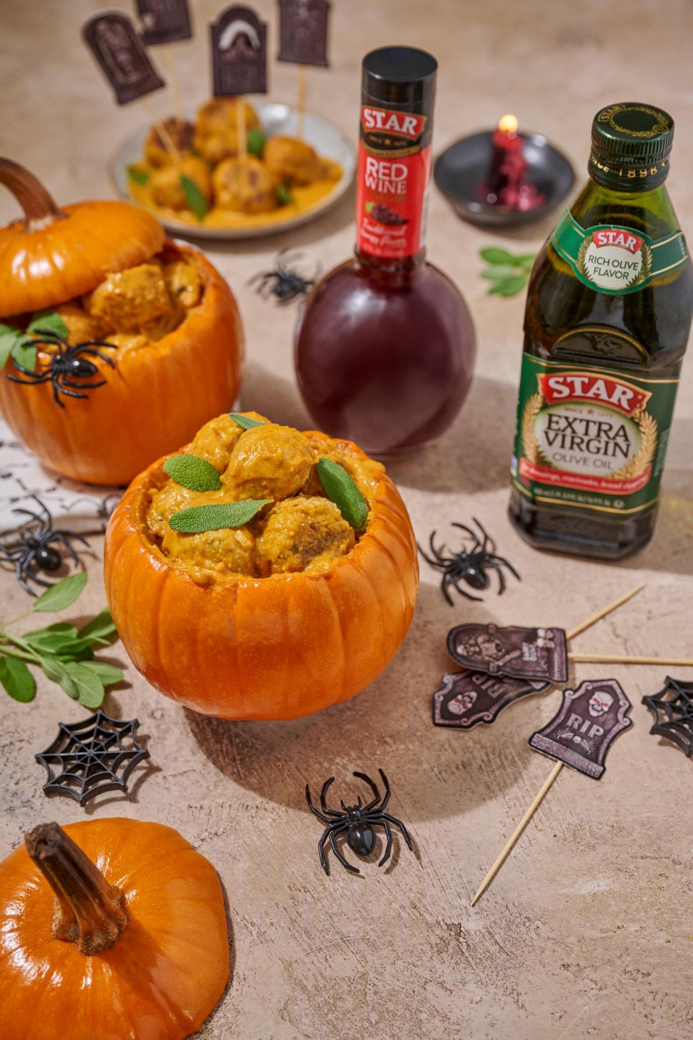 Pumpkin-Sage Chicken Meatballs