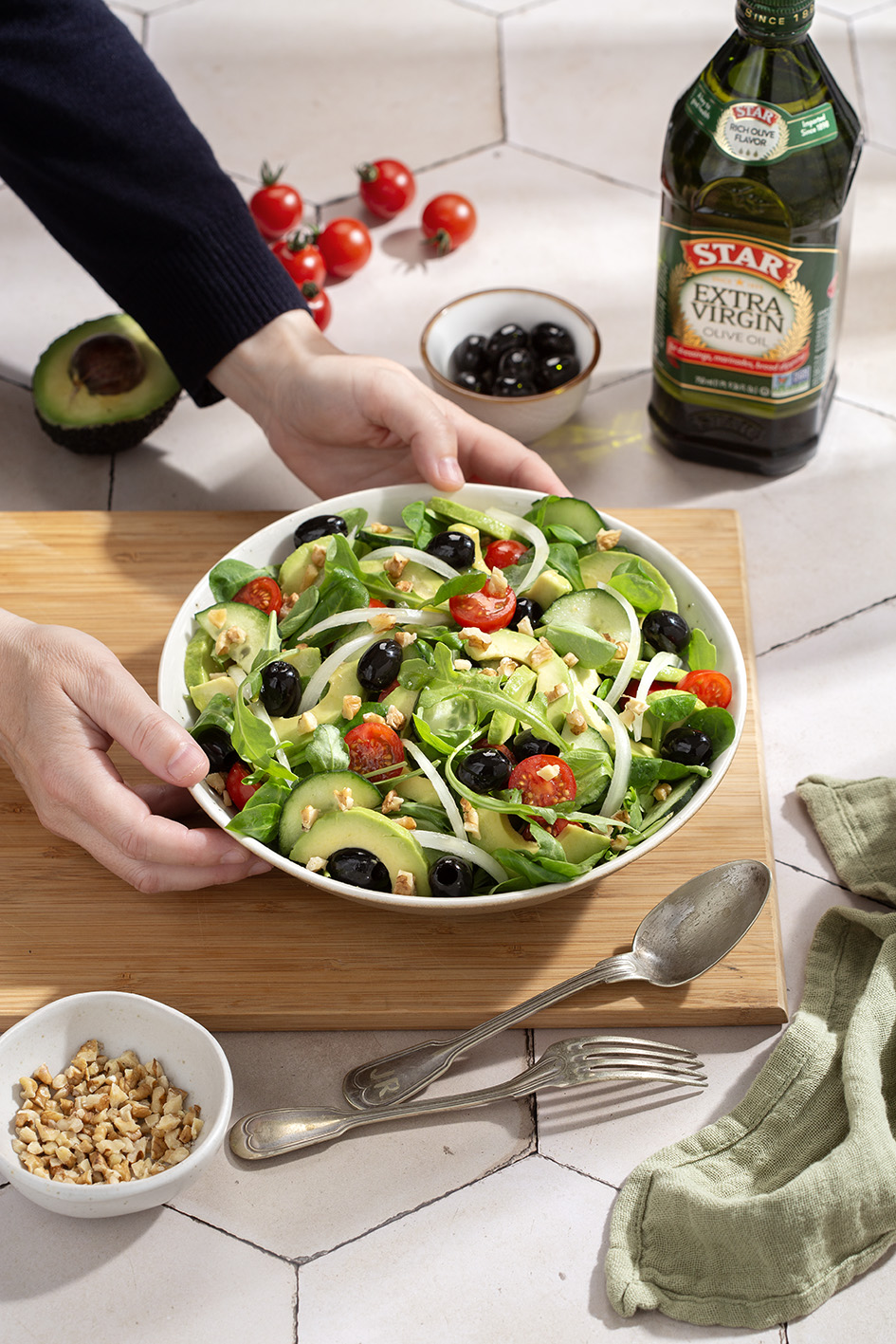 Avocado and Olive Salad
