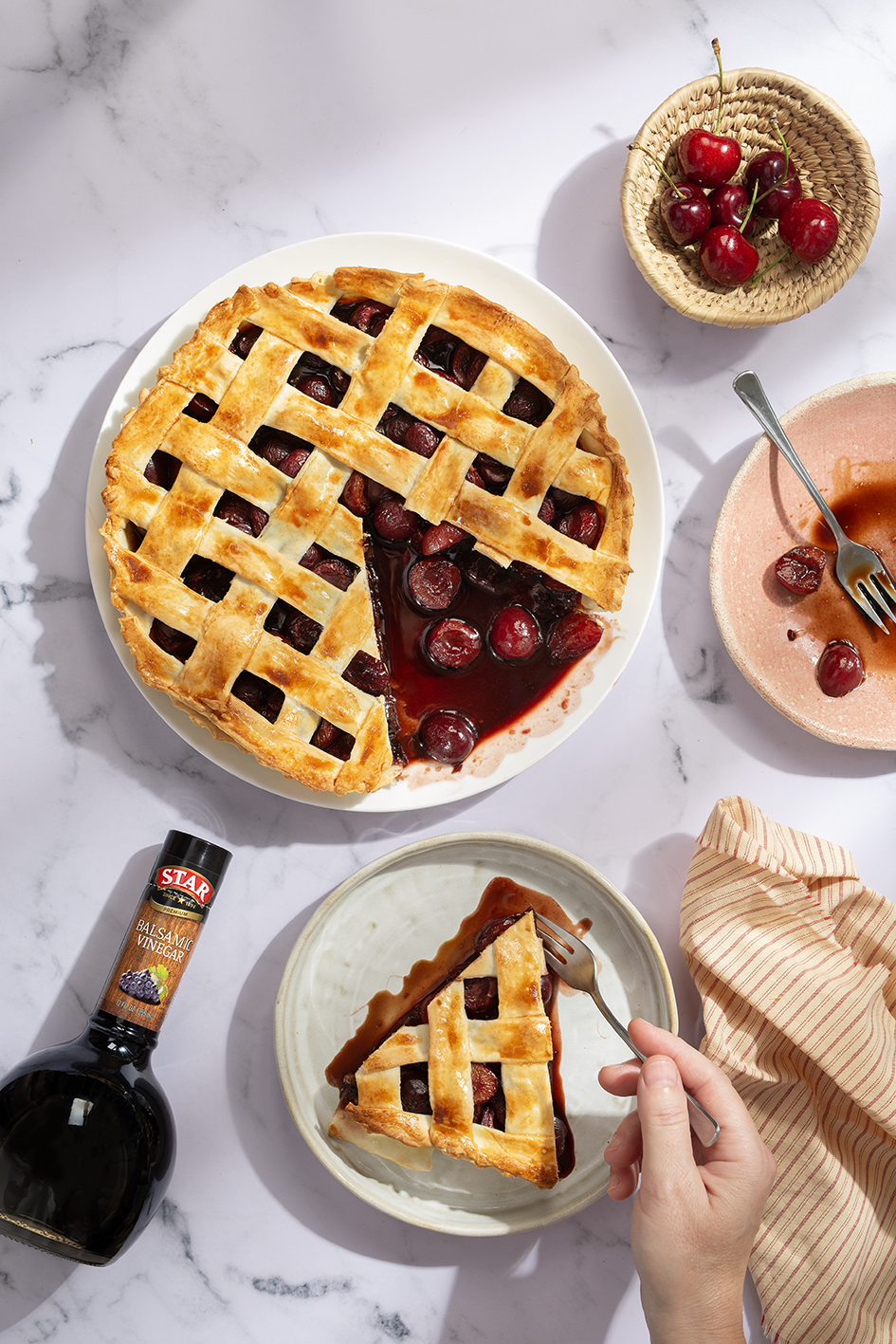 Cherry Tart with Balsamic Vinegar