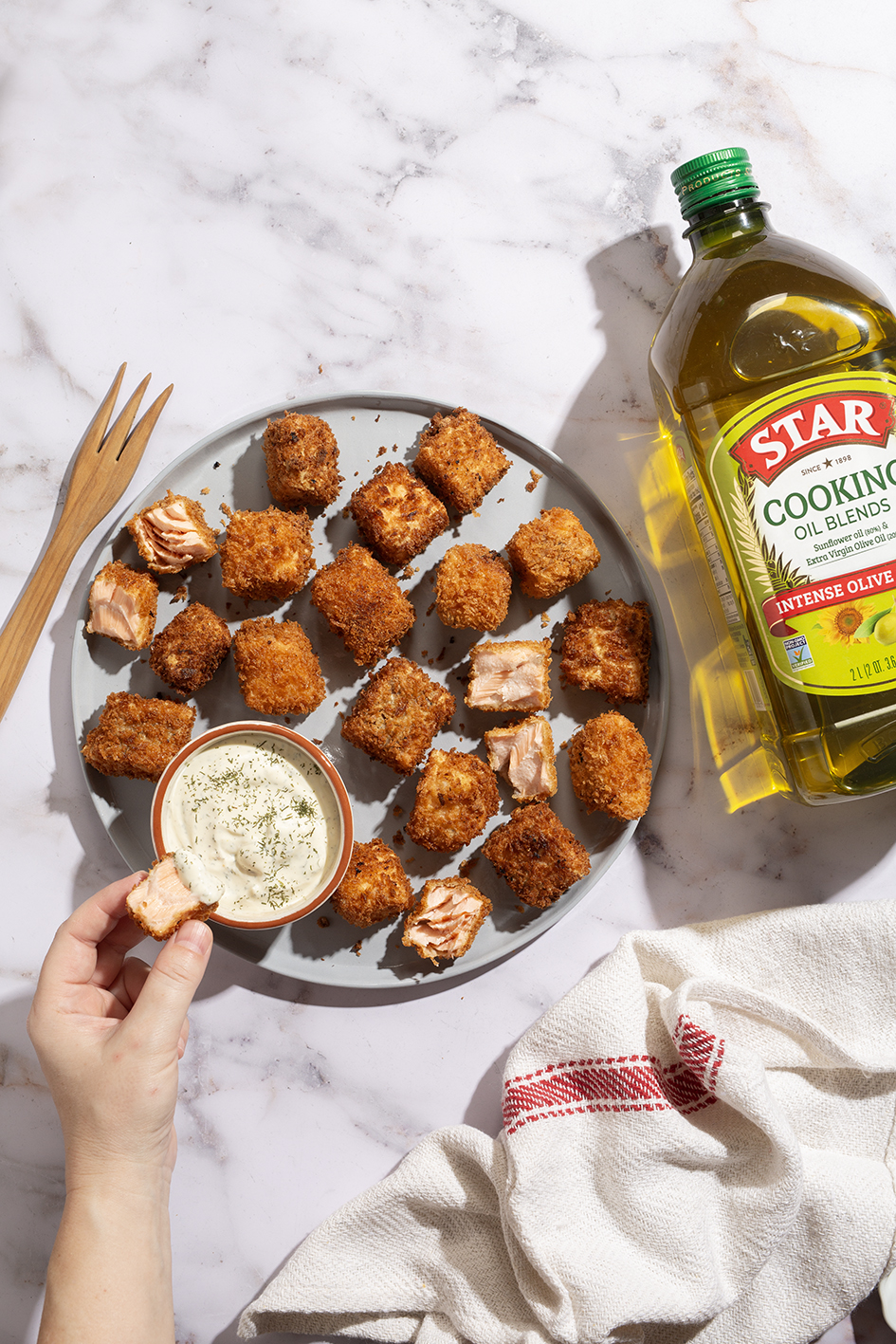 Crispy Salmon Bites