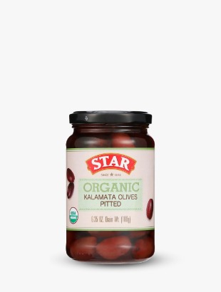 Jar of Star Garlic & Jalapeño Stuffed Green Olives