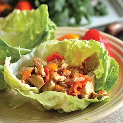 Refreshing and warm, this Ginger-Soy Asian Lettuce Wraps recipe is just thing appetizer to brighten up the day and satisfy your guest. #STARFineFoods