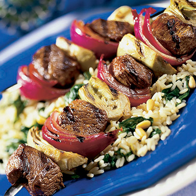 Indulge your senses with this Lamb Artichoke Kabobs recipe that will have your taste buds traveling to paradise. #STARFineFoods