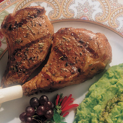 Have your mouth watering with this Balsamic Basil Lamb Chops recipe. Simply delicious!  #STARFineFoods