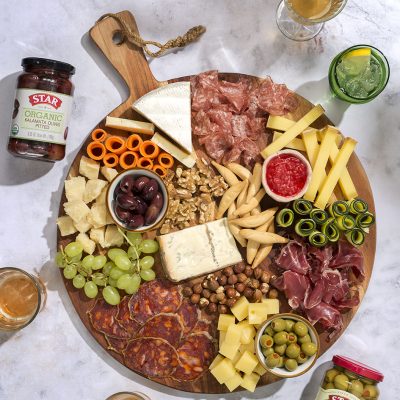 Cheese and charcuterie board